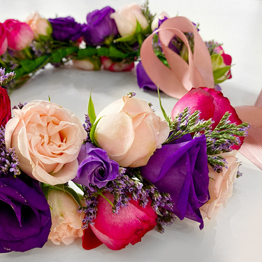 Floral Crown Head Piece | Buy Bridal Bouquets in Dubai UAE | Wedding flowers