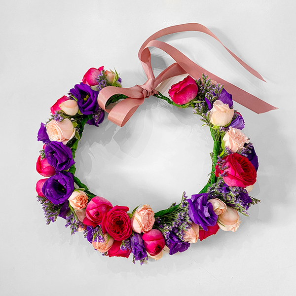 Floral Crown Head Piece | Buy Bridal Bouquets in Dubai UAE | Wedding flowers