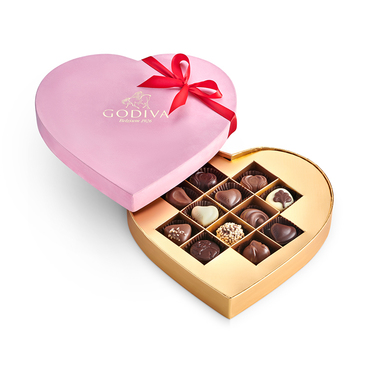 Godiva Coeur Velvet Pink Box 12pcs | Buy Chocolates in Dubai UAE | Gifts