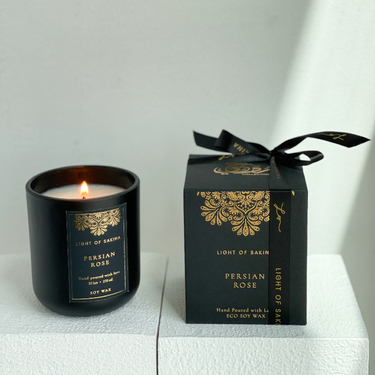 Persian Rose Candle by Light of Sakina | Buy Candles in Dubai UAE | Gifts