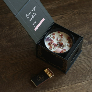 Pink Champagne Candle 340g by Theia | Buy Candles in Dubai UAE | Gifts