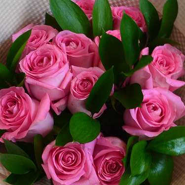 A Bunch of Pink Roses | Buy Flowers in Dubai UAE