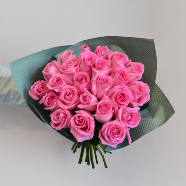 24 Pink Roses | Buy Flowers in Dubai UAE | Gifts