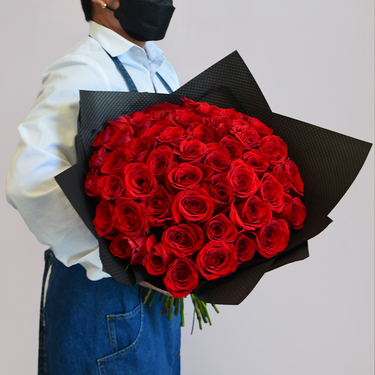 50 Red Roses | Buy Flowers in Dubai UAE | Gifts