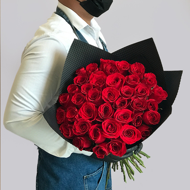 Seduction (36 Premium Red Rose Stems) | Buy Flowers in Dubai UAE | Gifts