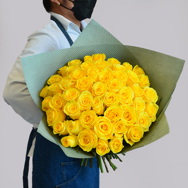 50 Yellow Roses | Buy Flowers in Dubai UAE | Gifts