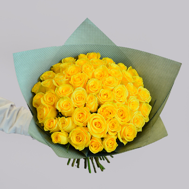 50 Yellow Roses | Buy Flowers in Dubai UAE | Gifts