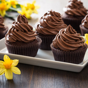 4 Chocolate Fudge Cupcakes | Buy Desserts in Dubai UAE | Gifts