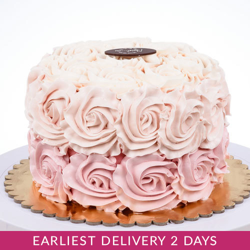 Pink Rose Cake (Serves 12) | Buy Cakes in Dubai UAE | Gifts