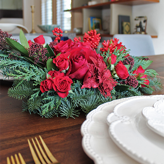 christmas flowers and gifts