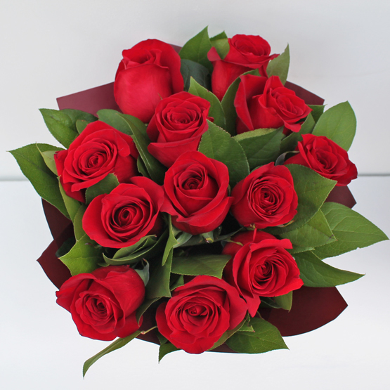 12Romantic Red Roses | Buy Flowers in Dubai UAE | Gifts