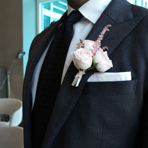 Eternal Love Boutonniere | Buy Bridal Bouquets in Dubai UAE | Wedding flowers