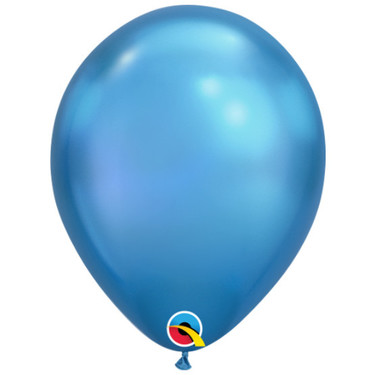 Chrome Blue Rubber Balloon | Buy Balloons in Dubai UAE | Gifts