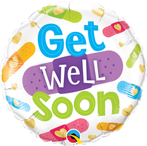 Get Well Soon Bandages Foil Balloon | Buy Balloons in Dubai UAE | Gifts