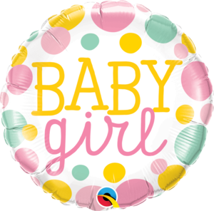 Baby Boy Dots Round Foil Balloon | Buy Balloons in Dubai UAE | Gifts