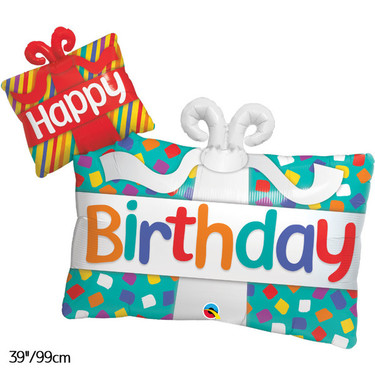 Giant Happy Birthday Presents Foil Balloon | Buy Balloons in Dubai UAE | Gifts