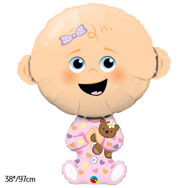 Giant Baby Girl Foil Balloon | Buy Balloons in Dubai UAE | Gifts