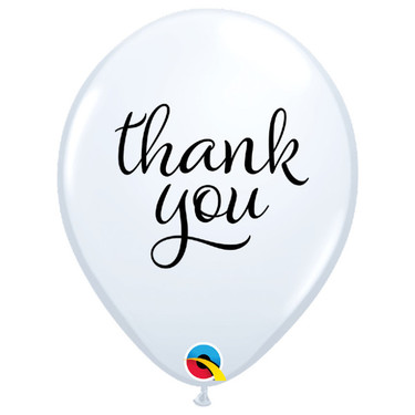 Simply Thank You White Rubber Balloon | Buy Balloons in Dubai UAE | Gifts