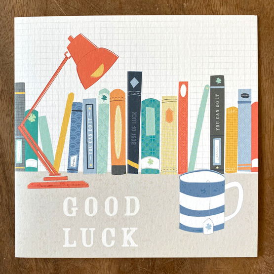 Good Luck Study Desk Premium Card | Buy Birthday Cards in ...