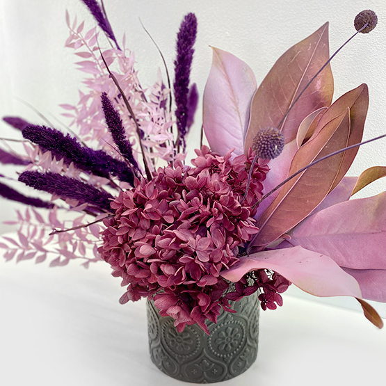 Magenta Magnolia Arrangement Buy Flowers in Dubai UAE